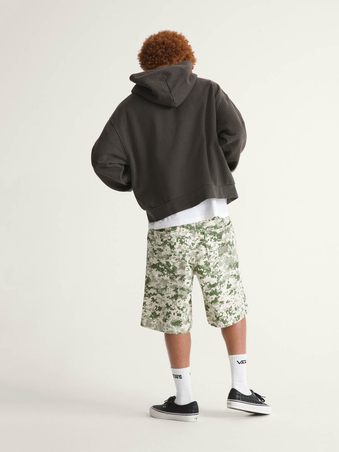 Short Hombre Check-5 Baggy Canvas Beige/Crudo Vans