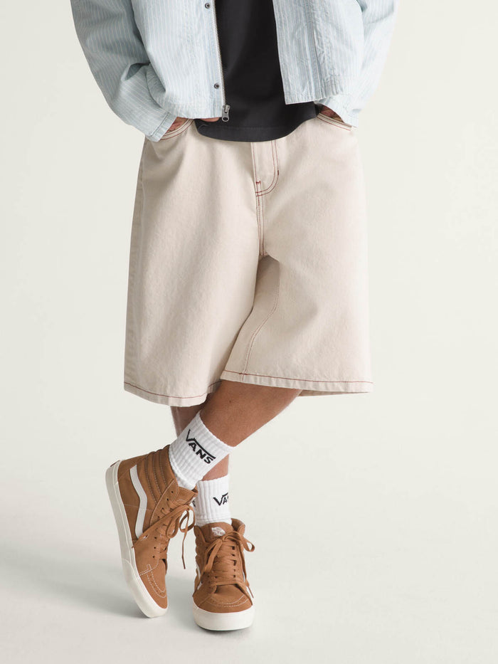Short Hombre Check-5 Denim Short Beige/Crudo Vans