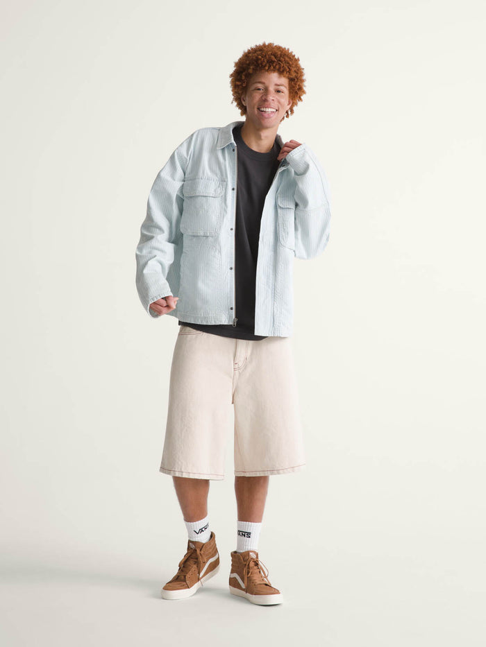 Short Hombre Check-5 Denim Short Beige/Crudo Vans
