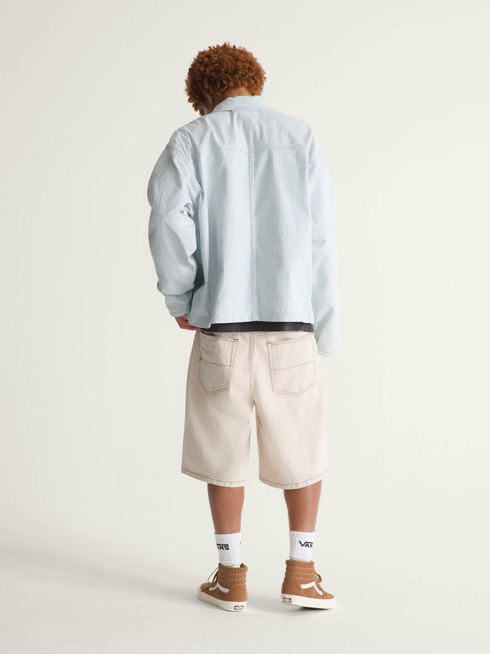 Short Hombre Check-5 Denim Short Beige/Crudo Vans