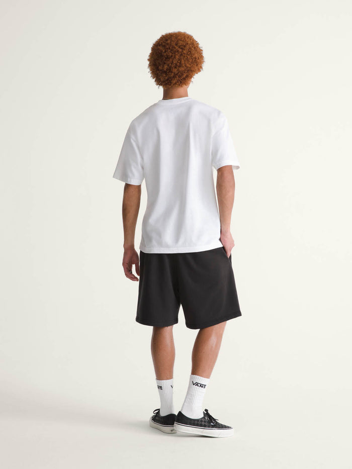 Short Hombre Stretch Logo Fleece Negro Vans