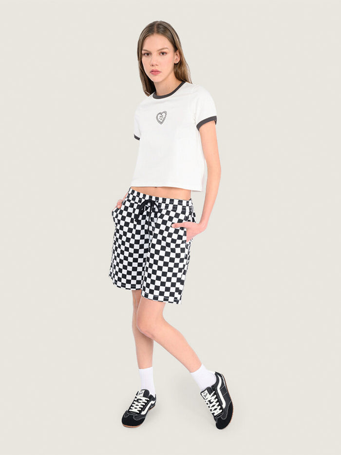 Short Range Relaxed Elastic Short Checkerboard