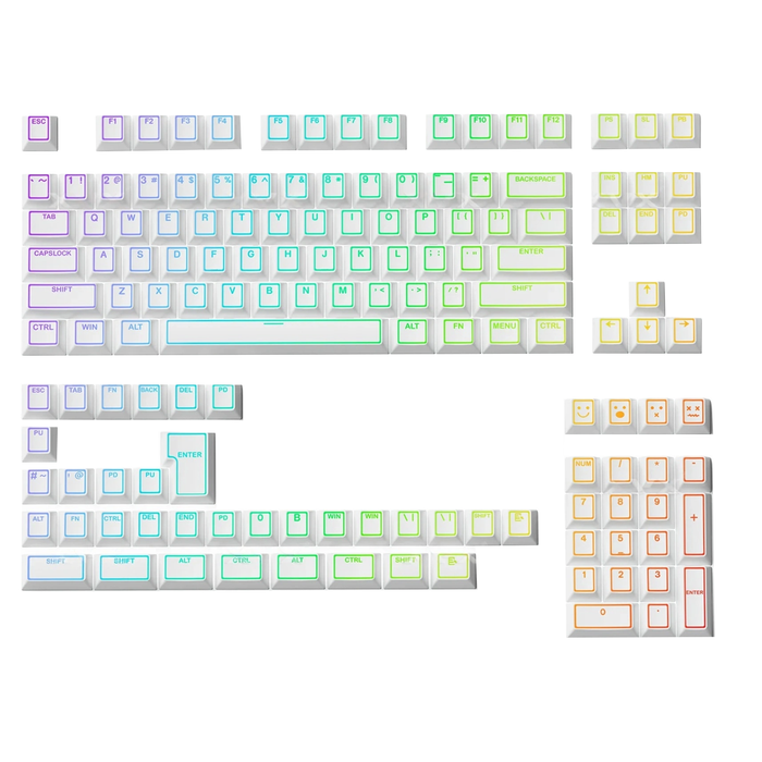 Sikakeyb Prism Shine-Through PBT Tuş Takımı
