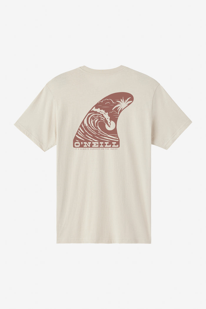 Skeg Tee - Lt Khaki | O'Neill