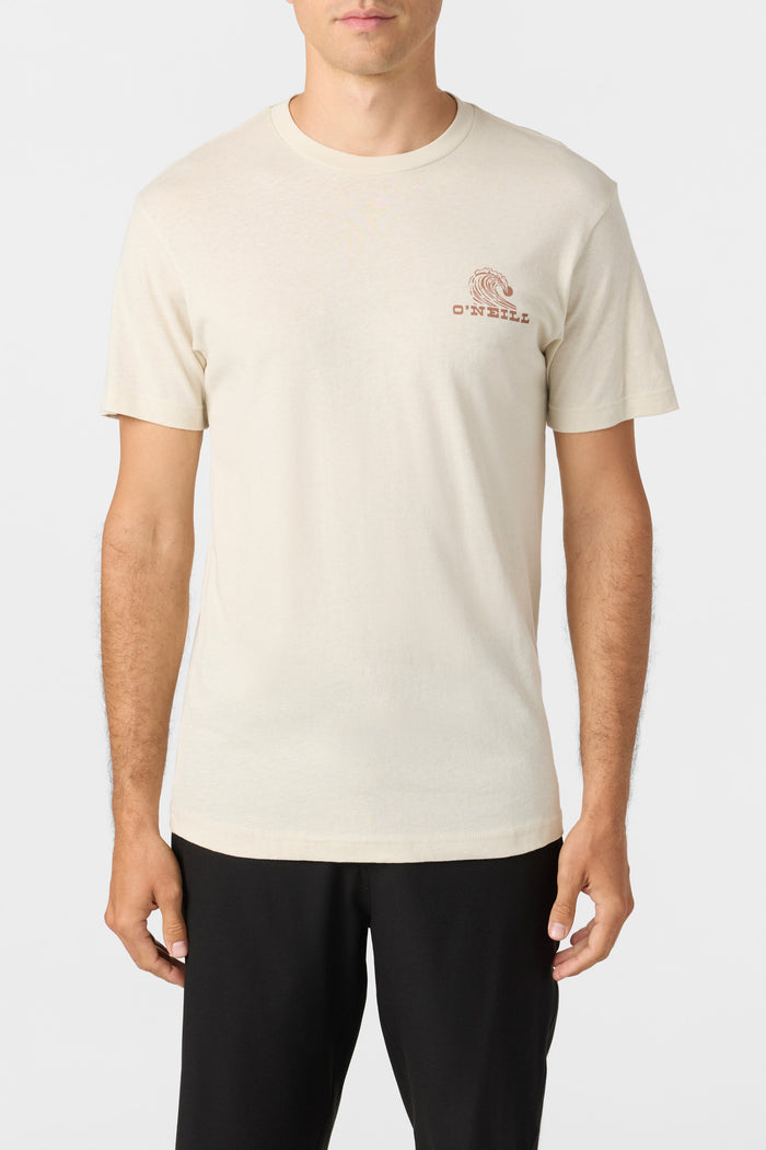 Skeg Tee - Lt Khaki | O'Neill