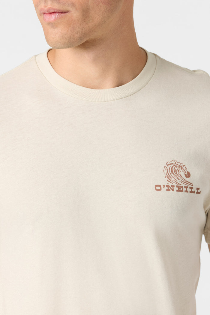 Skeg Tee - Lt Khaki | O'Neill