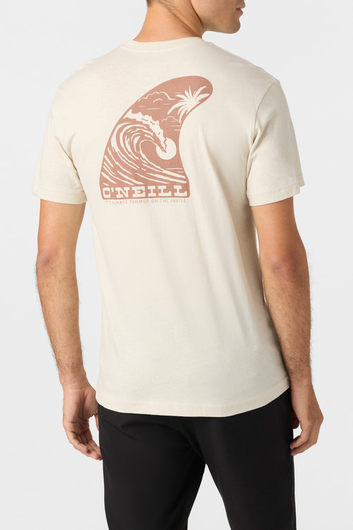 Skeg Tee - Lt Khaki | O'Neill