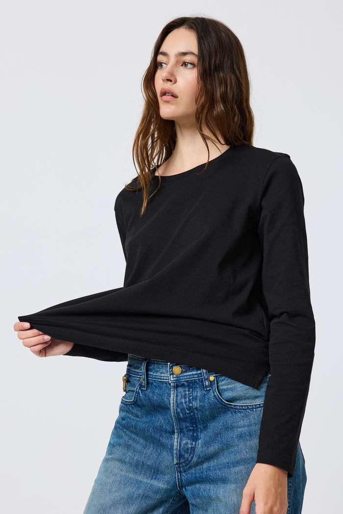 Sloane Long Sleeve in Black