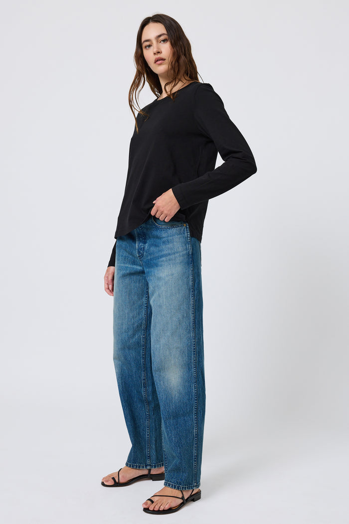 Sloane Long Sleeve in Black