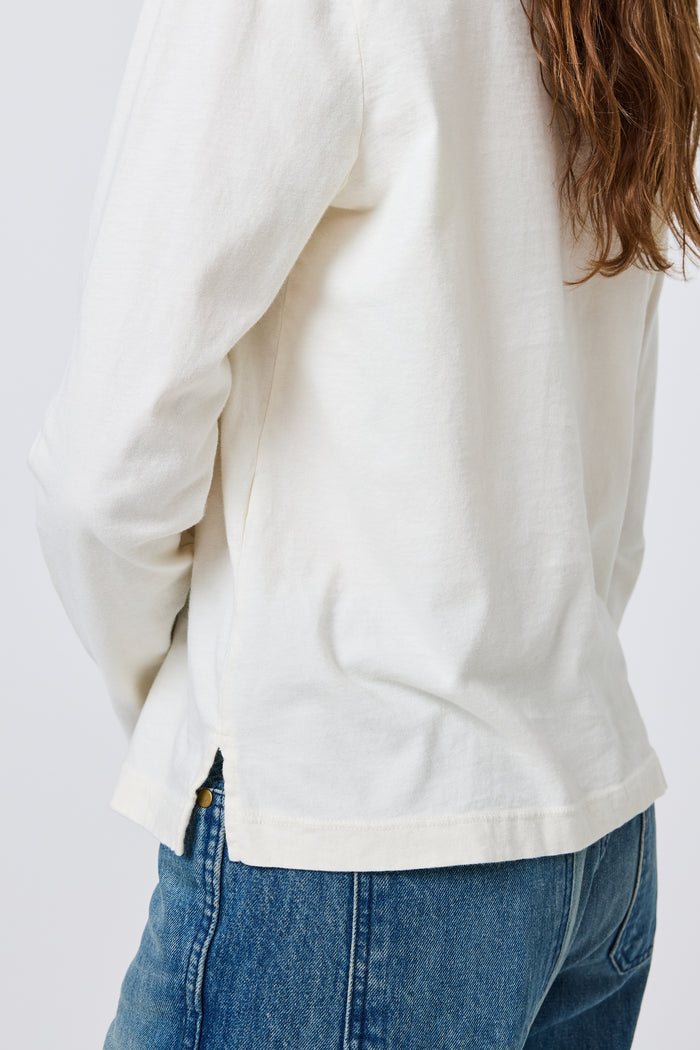 Sloane Long Sleeve in Ecru