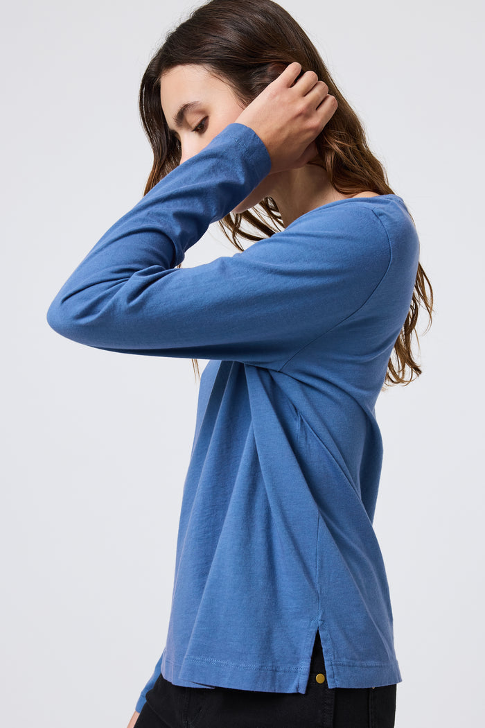Sloane Long Sleeve in French Blue