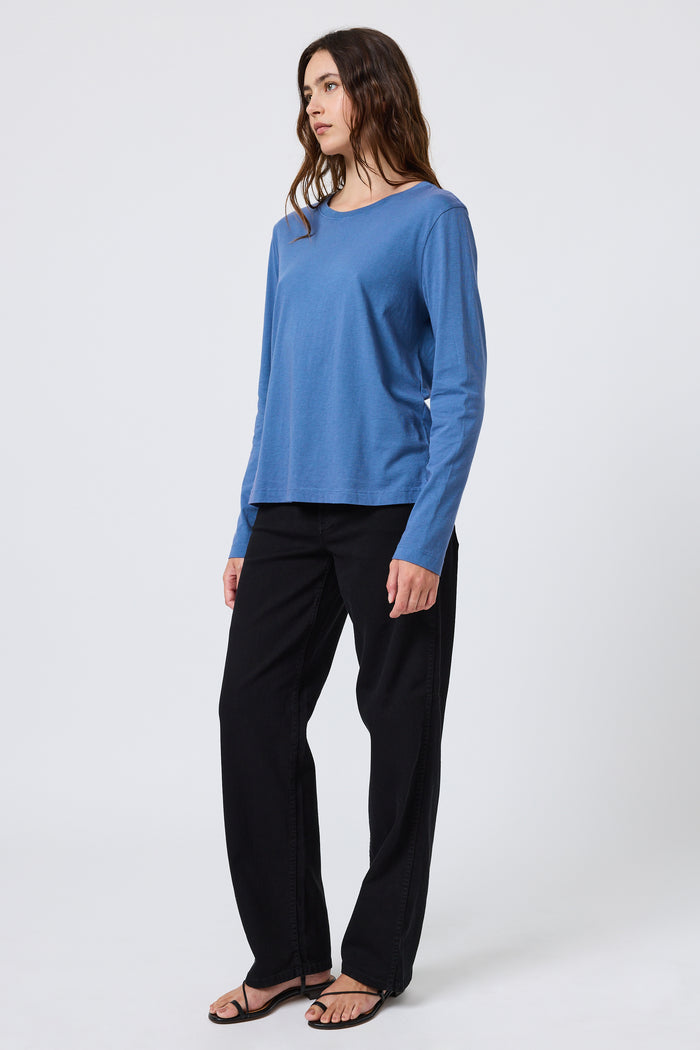 Sloane Long Sleeve in French Blue