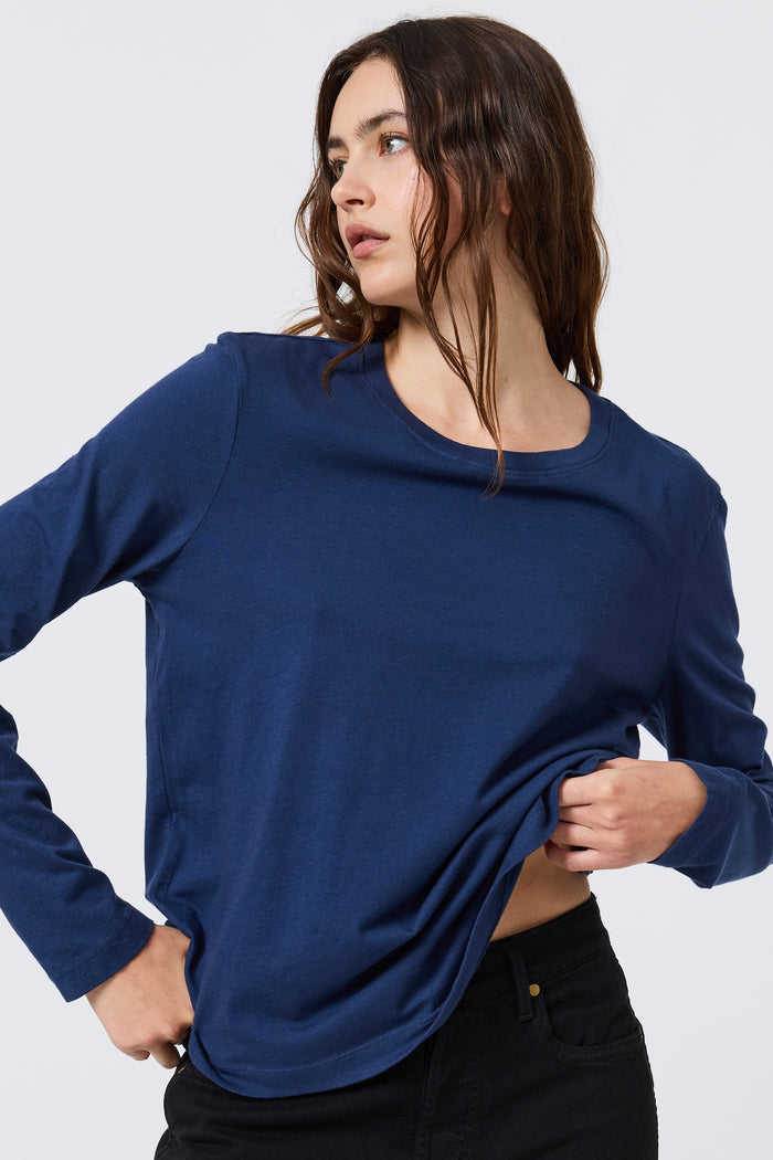 Sloane Long Sleeve in Navy