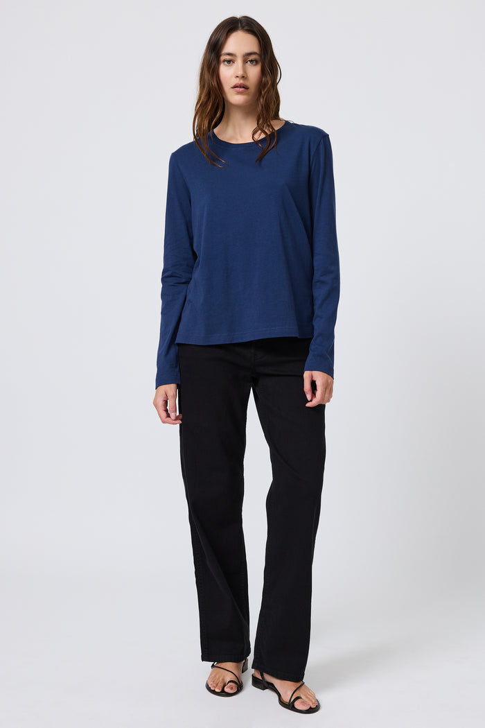 Sloane Long Sleeve in Navy