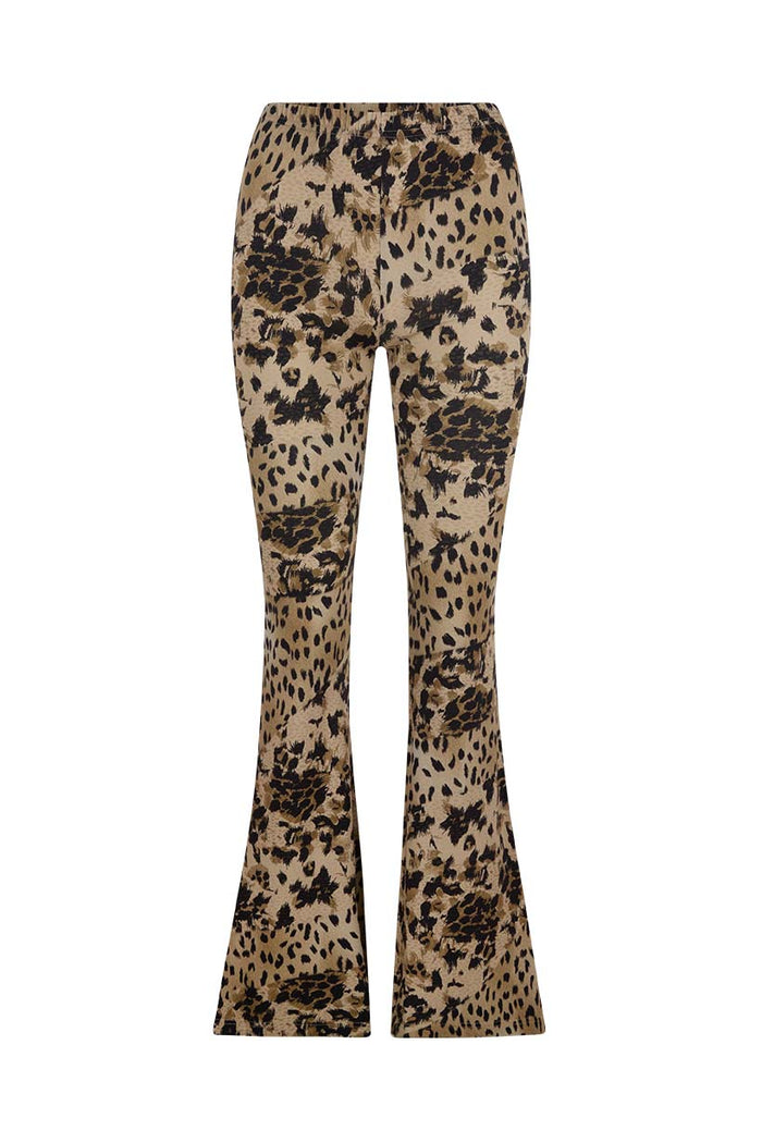 Snow Leopard Flare Pants