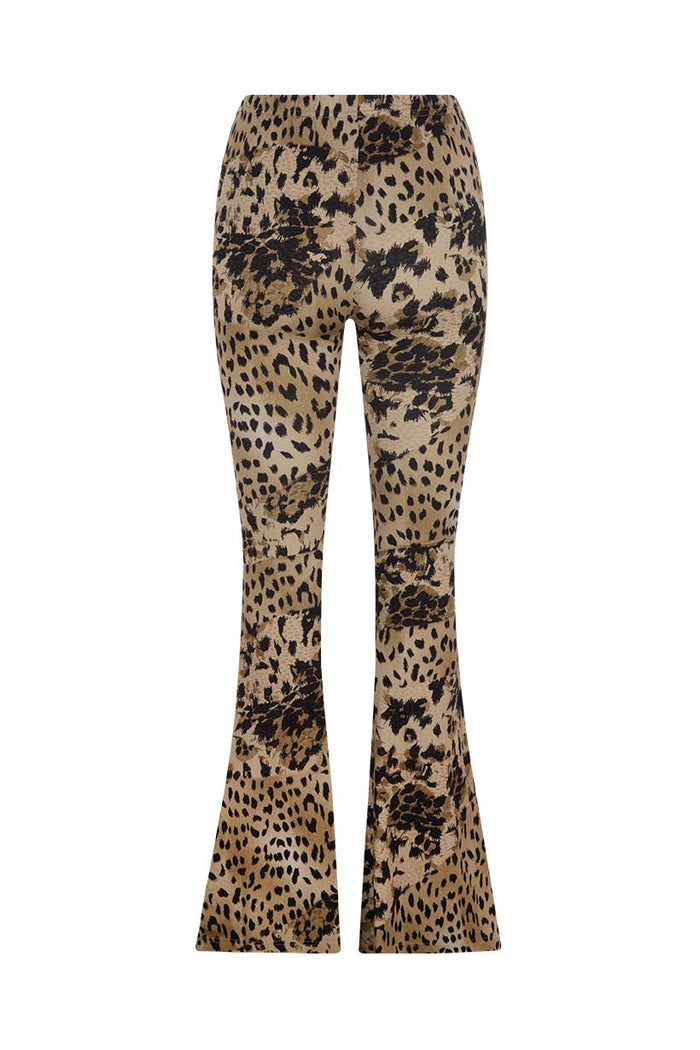 Snow Leopard Flare Pants