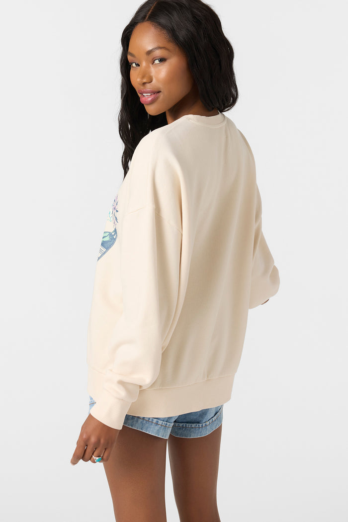 Solis Crew Neck Fleece - Tapioca | O'Neill