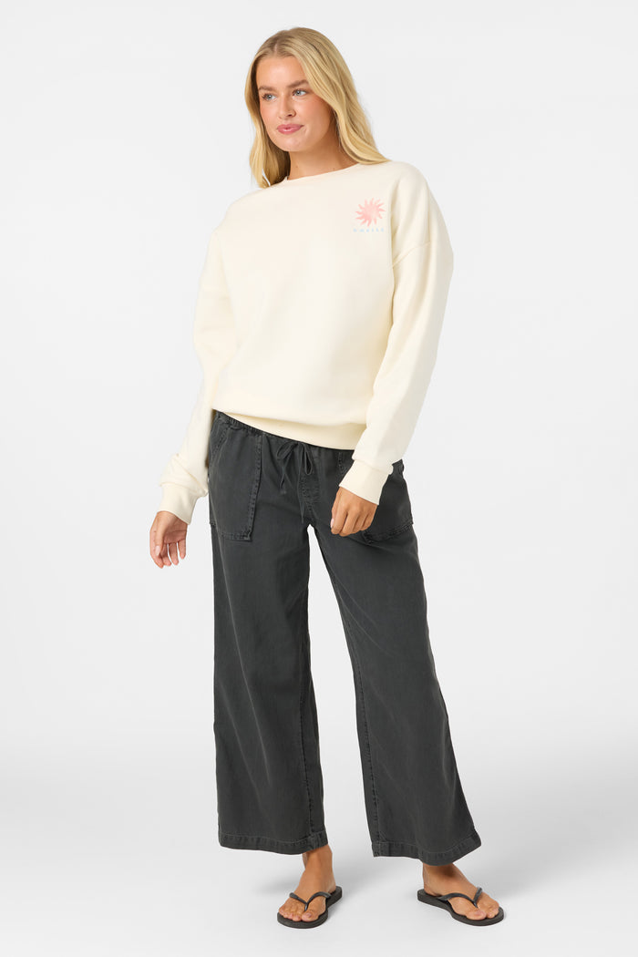 Solis Crew Crew Neck Fleece - Winter White | O'Neill