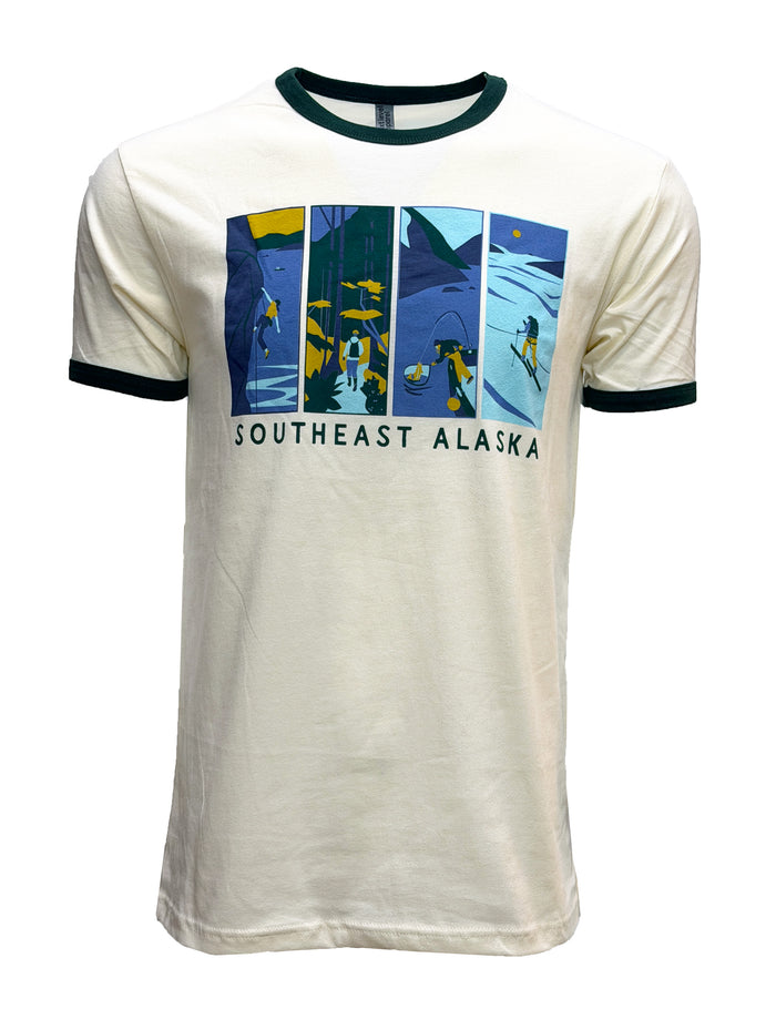 Southeast Alaska Adventure Ringer Tee - Unisex