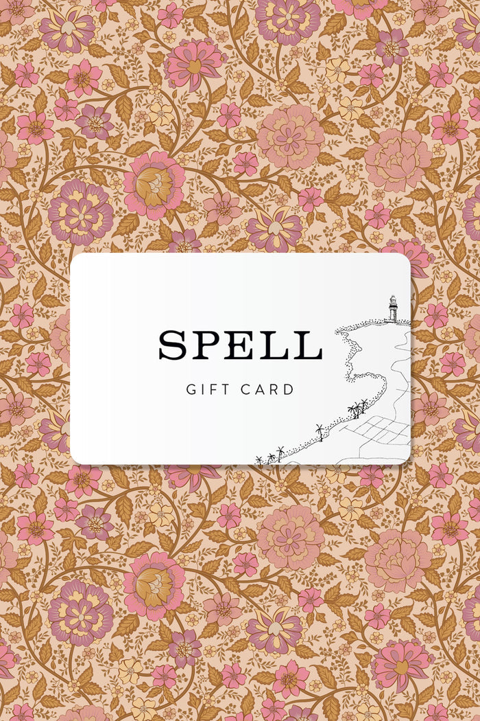 Spell e-gift card product image, a digital gift voucher redeemable at the Spell online store