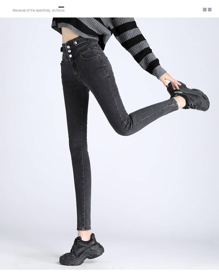 Spring New High-Waisted Skinny Pants Collection - House of Beauty