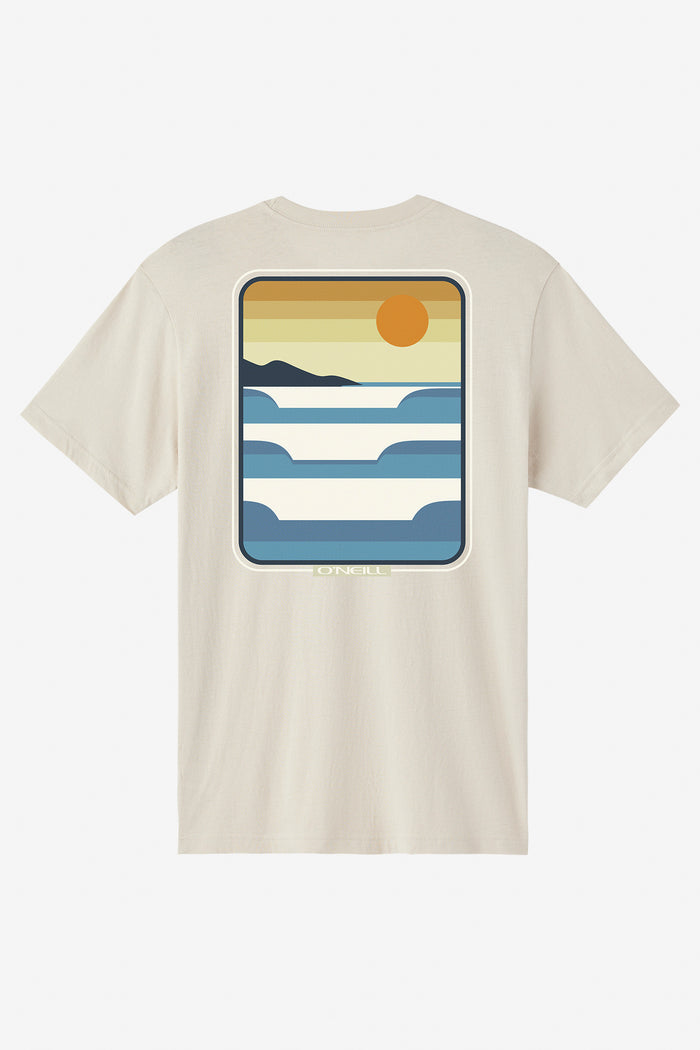 Stacked Standard Fit Tee - Lt Khaki | O'Neill