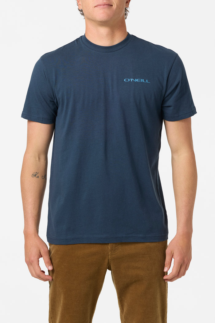 Stacked Standard Fit Tee - New Navy | O'Neill