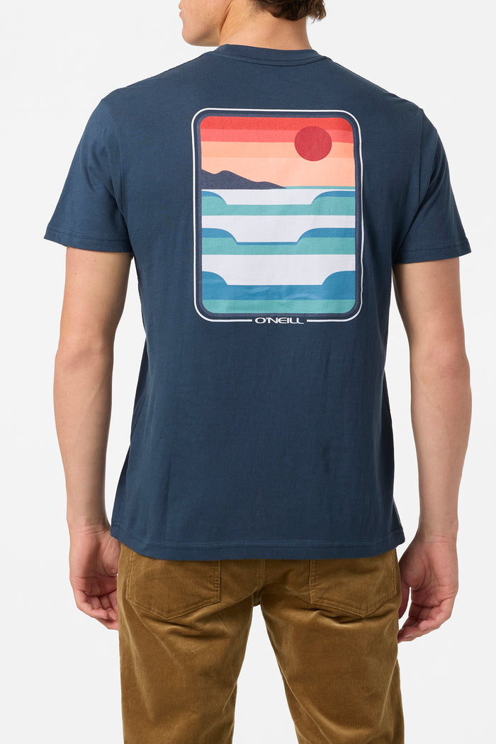 Stacked Standard Fit Tee - New Navy | O'Neill