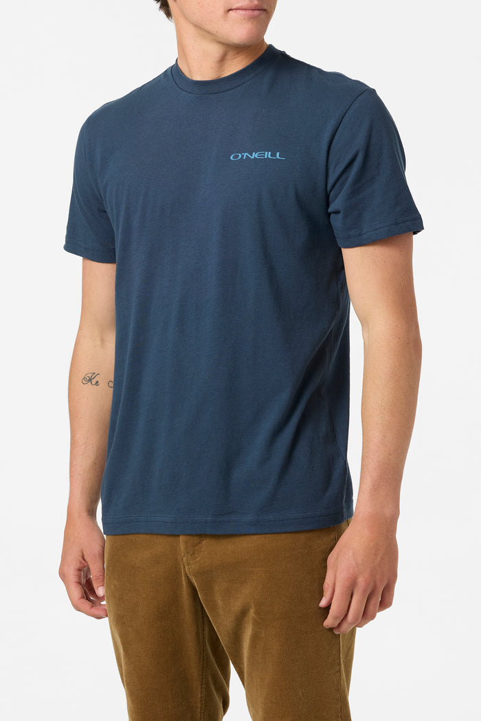 Stacked Standard Fit Tee - New Navy | O'Neill