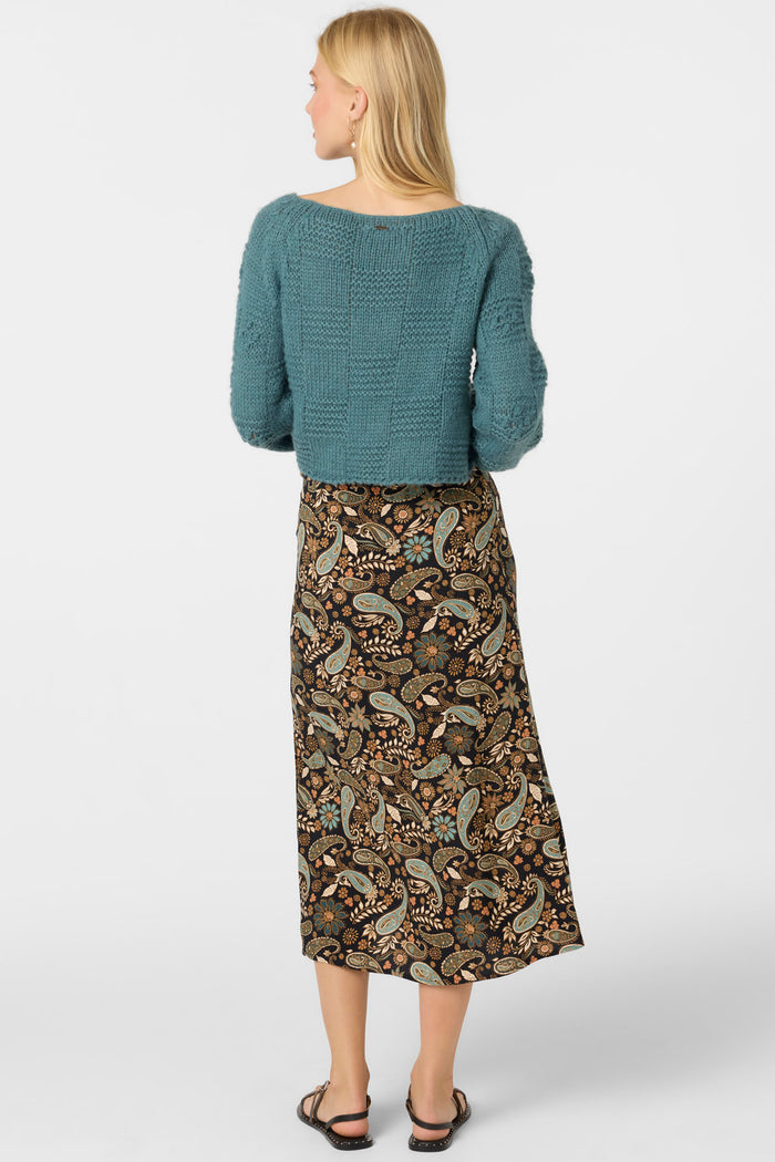 Sunni Rosalia Paisley Midi Skirt -  | O'Neill