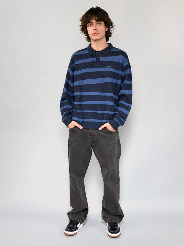 Sweater Hombre Davis Stripe Negro Vans