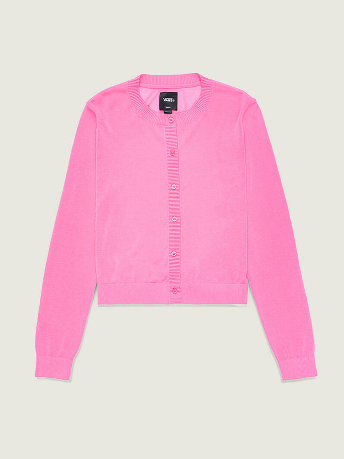 Sweater Mujer Dolly Sheer Cardigan Rosado Vans