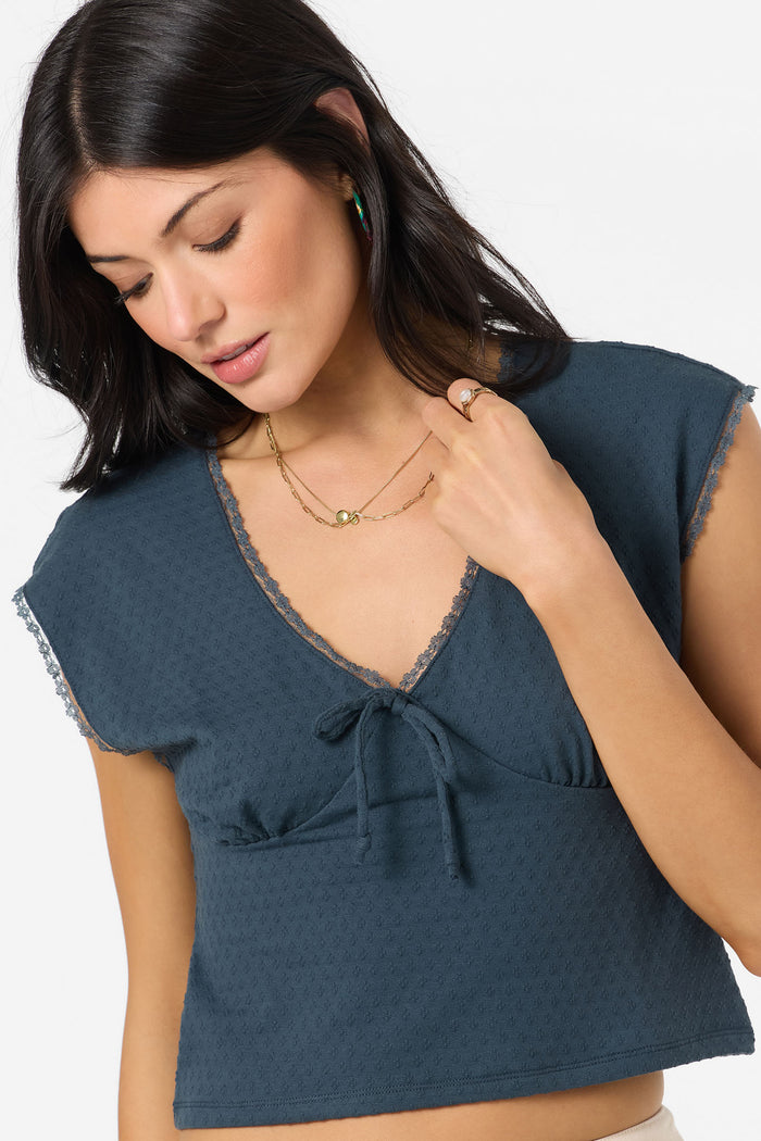 Tamilyn Short Sleeve Top - Slate | O'Neill