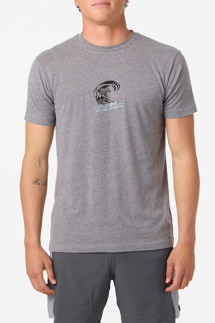 Team Spike Standard Fit Tee - Heather Grey | O'Neill