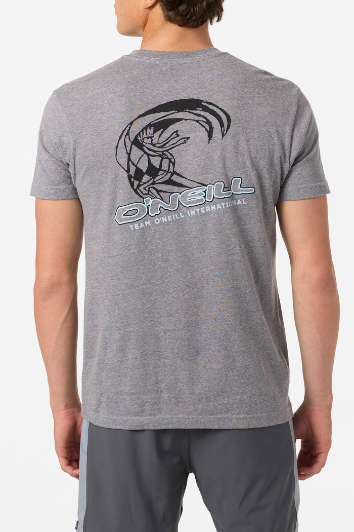 Team Spike Standard Fit Tee - Heather Grey | O'Neill