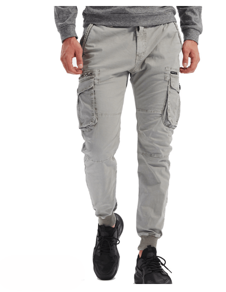 Tethered Elastic Waist Casual Cargo Pants - House of Beauty