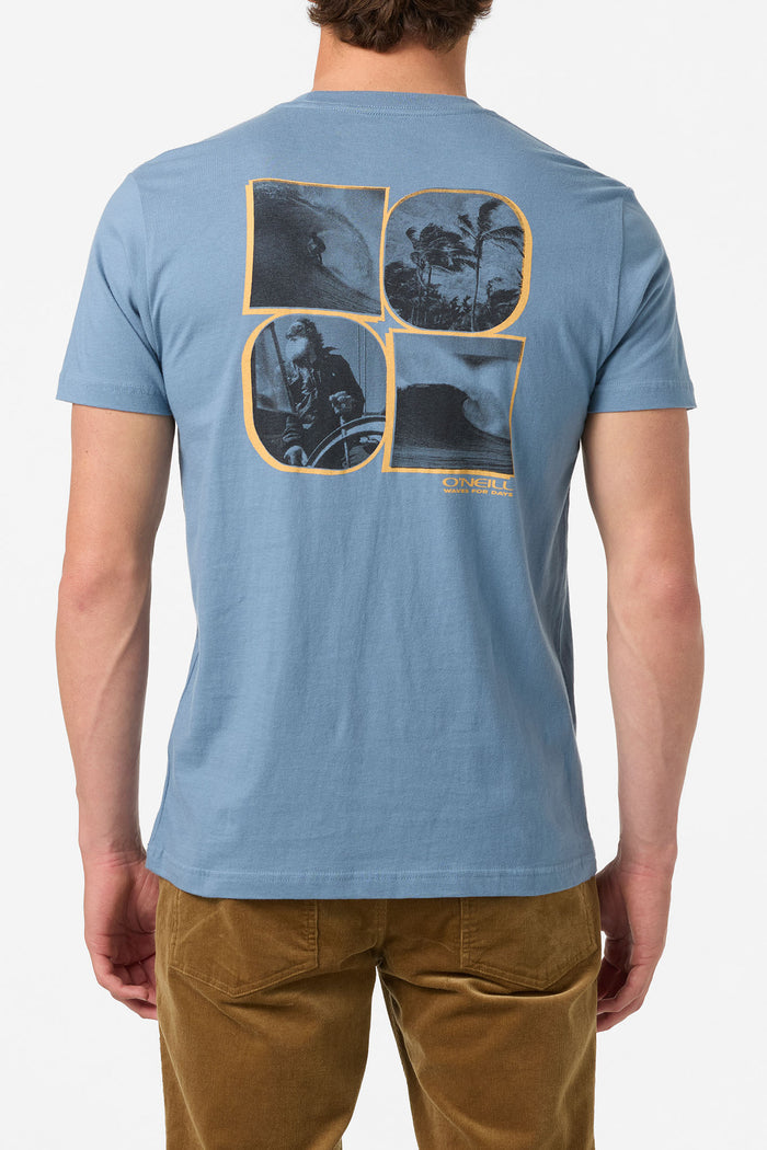 The Captain Standard Fit Tee - Blue Mirage | O'Neill