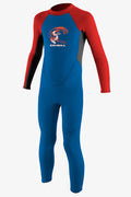 Toddler Reactor Ii 2Mm Back Zip Full Wetsuit - Ocean/Graph/Red | O'Neill