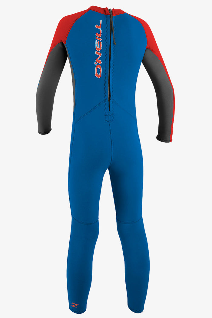 Toddler Reactor Ii 2Mm Back Zip Full Wetsuit - Ocean/Graph/Red | O'Neill