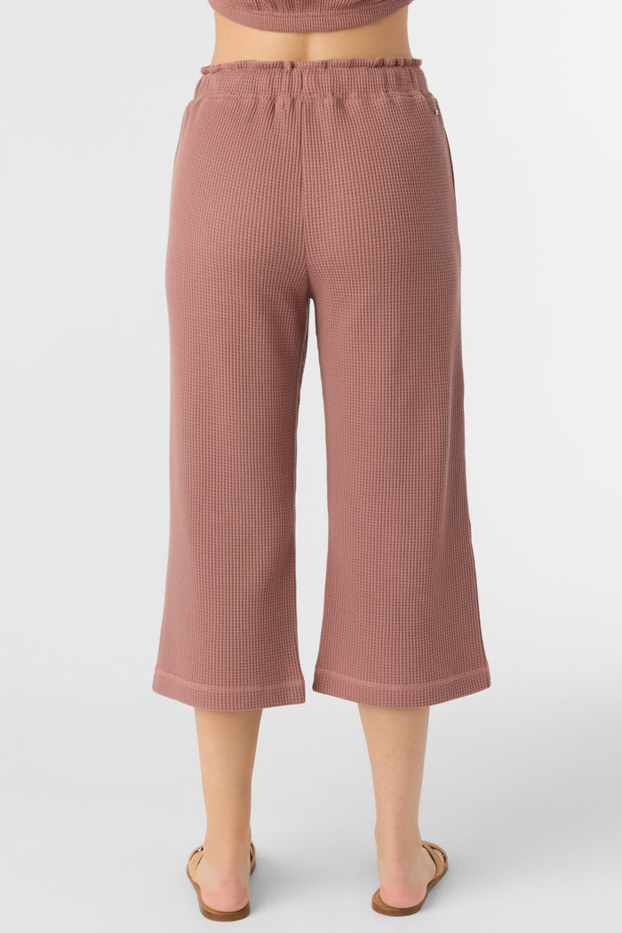Tour Waffle Knit Cropped Lounge Pants - Burlwood | O'Neill