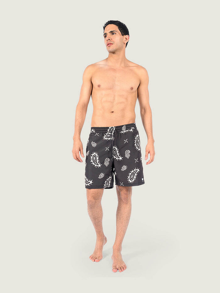 Traje De Bano Hombre Primary Ii Elastic P Negro Vans