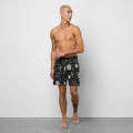 Traje De Baño Mixed BoardShort ll Black-Botanical GarDen