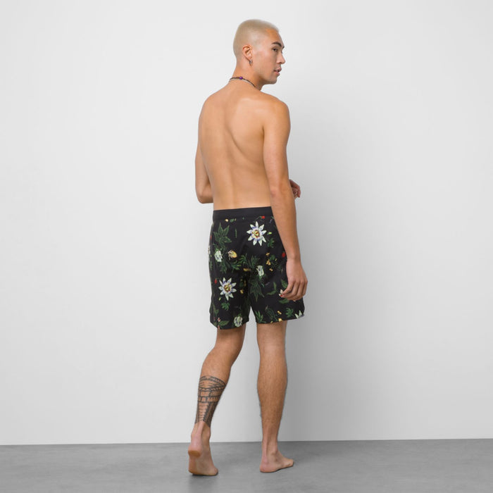 Traje De Baño Mixed BoardShort ll Black-Botanical GarDen