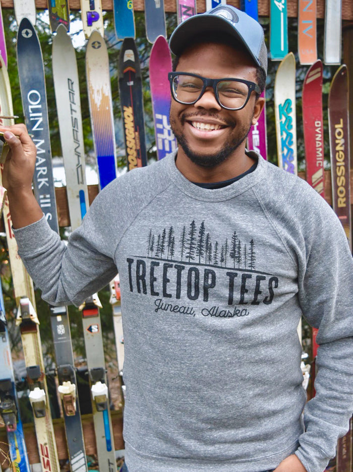 treetop sweatshirt, juneau alaska