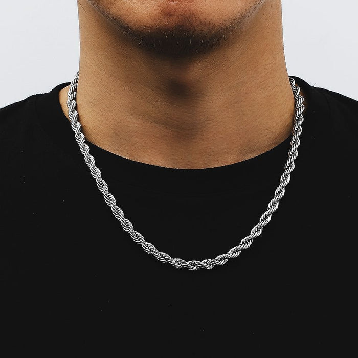 Trendy 18K Gold Plated Stainless Steel Twist Chain Necklace - House of Beauty