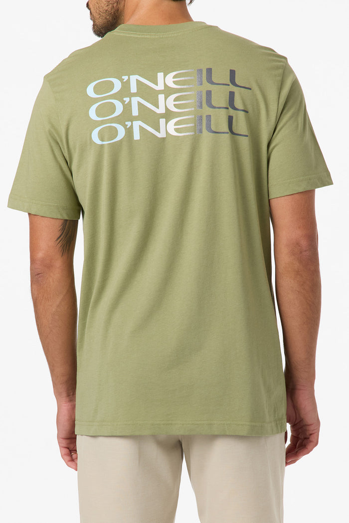 Triple Stack Classic Tee - Oil Green | O'Neill