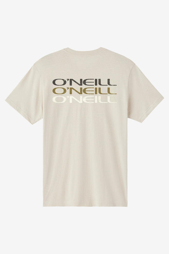 Triple Stack Standard Fit Tee - Lt Khaki | O'Neill
