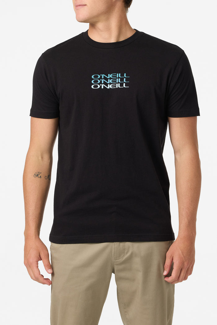 Triple Stack Standard Fit Tee - Black | O'Neill