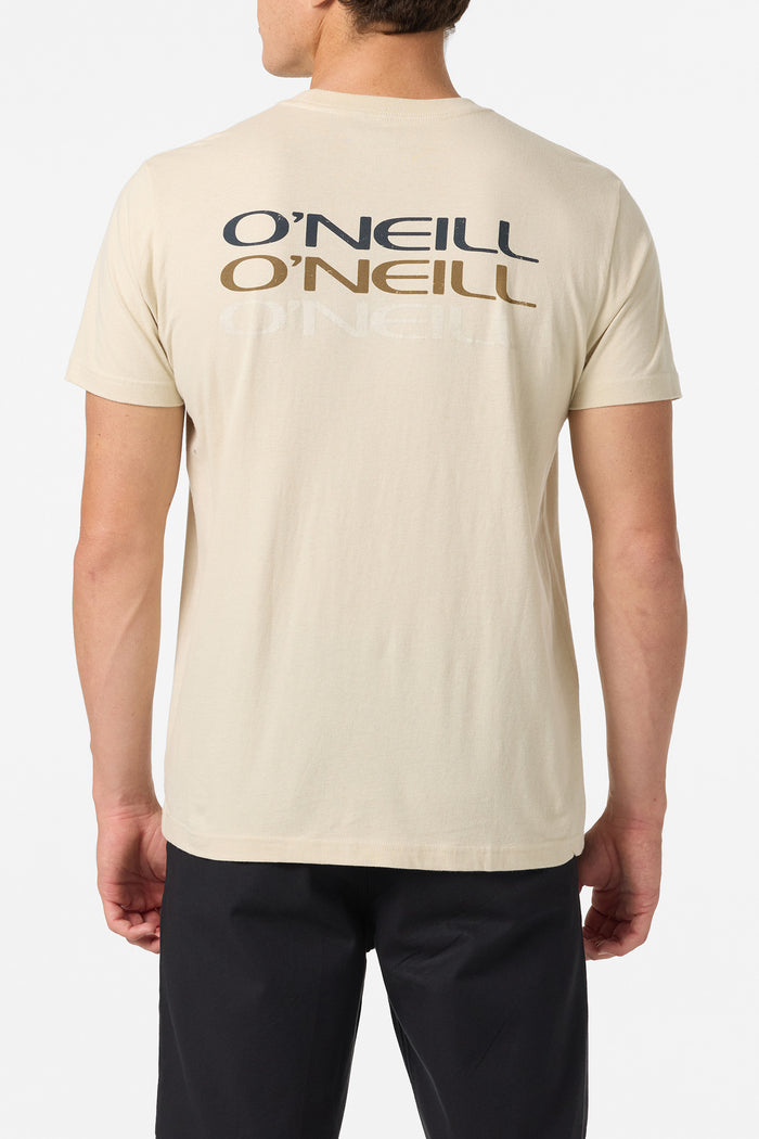 Triple Stack Standard Fit Tee - Lt Khaki | O'Neill