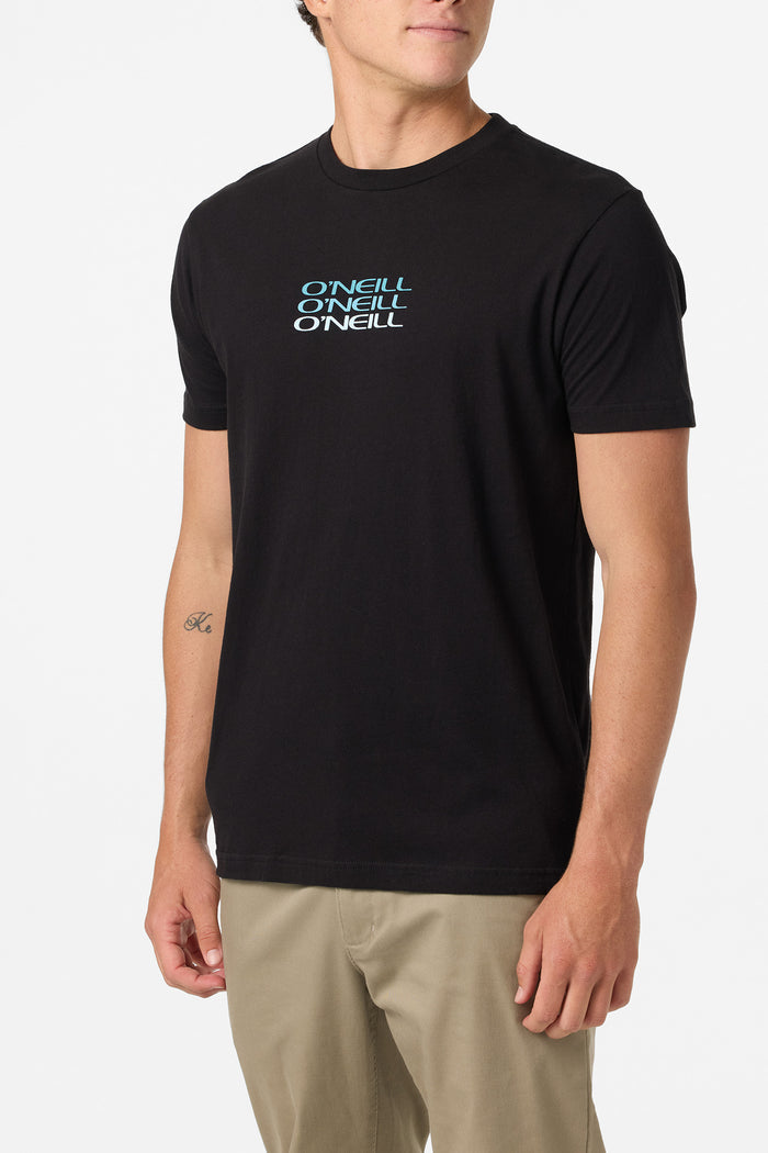 Triple Stack Standard Fit Tee - Black | O'Neill